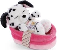 Nici Kuscheltier Sleeping Pets, Welpe Dalmatiner, 12 cm, im K&ouml;rbchen