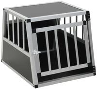 vidaXL Hunde-Transportbox 54 x 69 x 50 cm Hundetransportbox mit Einzelt&uuml;r 54x69x50