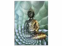 Artland Glasbild Buddhas Traumwelt CB, Religion (1 St), in verschiedenen...