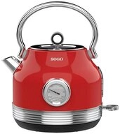 Sogo Wasserkocher Kabelloser Wasserkocher Retro Strix Control KET-SS-7760,...