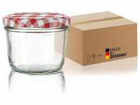 BigDean Einmachgläser 125 ml für Pasteurisierung TO 66 - Germany -...
