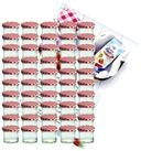 MamboCat Einmachglas 50er Set Sturzglas 125 ml Marmeladenglas To 66 rot...