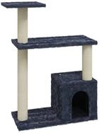 vidaXL Kratzbaum, Katzenbaum mit Sisal-Kratzs&auml;ulen Dunkelgrau 70 cm