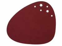 LINDDNA CURVE STAR Nupo Tischset - red - Größe: 37x44 cm