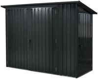 Floraworld M&uuml;lltonnenbox, Multifunktionsunterstand 3 in 1 243 x 112 x 176 cm...
