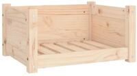 vidaXL Tierbett, Hundebett 55,5x45,5x28 cm Massivholz Kiefer