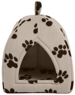 vidaXL Katzenliege, Katzenh&ouml;hle Gr&ouml;&szlig;e L Beige
