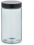 kela Vorratsdose Bera, Glas, matte Optik, 1,7 L, Schraubdeckel grau &Oslash; 11 cm x...