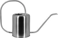 tegawo Gie&szlig;kanne Edelstahl matt lackiert, edles Design, rund, 1,5 Liter