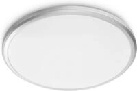 Philips LED Deckenleuchte Spray 17W, wasserbest&auml;ndig, wei&szlig;-silber, LED fest