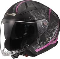 LS2 Motorradhelm OF603 Infinity II Lotus Jethelm, vorbereitet f&uuml;r