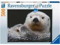 Ravensburger Puzzle Süßer kleiner Otter, 500 Puzzleteile, Made in Germany,...