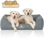 Knuffelwuff Tierbett Hundebett Leon, Orthop&auml;disch gr&uuml;n 75 cm x 105 cm