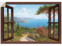 Artland Wandbild Fensterblick Frühlingsmorgen, Fensterblick (1 St), als