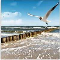 Artland Glasbild Ostsee, Gew&auml;sser (1 St), in verschiedenen Gr&ouml;&szlig;en