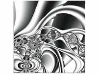 Artland Wandbild Silberne Kette, Muster (1 St), als Alubild, Outdoorbild,