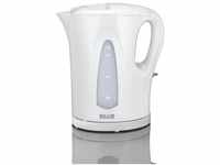 BURI Wasserkocher Skive Wasserkocher 1,7L Weiß Hitze Erwärmen Tee Kettle