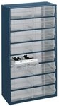 raaco Kleinteilemagazin, Schubladen-Magazin Typ 1216-04 blau