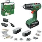 Bosch Home & Garden Akku-Schrauber EasyDrill 18V-40 + SystemBox 06039D8006,...