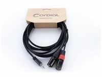Cordial Audio-Kabel, EY 1.5 WMM Y-Adapterkabel 1,5 m - Insertkabel