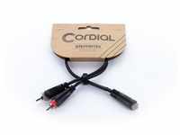 Cordial Audio-Kabel, EY 0.3 YCC Y-Adapterkabel 0,3 m - Insertkabel