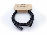 Cordial Lampen-Verbindungskabel, ED 0.5 FM DMX Kabel 0,5 m - Kabel