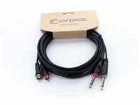 Cordial Audio-Kabel, EU 1 PC Audiokabel 1 m - Audiokabel