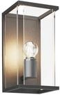Lucande Au&szlig;en-Wandleuchte Annalea, Metall, Schwarz IP54, 1 x 15 W