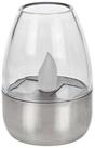 Lindby Au&szlig;en-Stehlampe Pedas, LED, Edelstahl Alu warmwei&szlig; IP44, 10 x LED, warmwei&szlig;