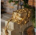 esotec LED-Lichterkette Beleuchtetes Juteseil&nbsp;au&szlig;en 4,5m LED-Kette +2m...
