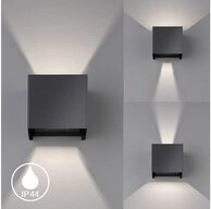 FISCHER & HONSEL LED Wandleuchte Wall, LED fest integriert, Warmwei&szlig;, langlebige LED