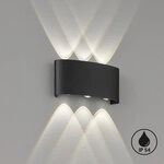 FISCHER & HONSEL LED Au&szlig;en-Wandleuchte Berlin, LED fest integriert, Warmwei&szlig;