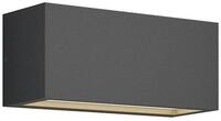 Lucande Au&szlig;en-Wandleuchte Bente, Metall, Schwarz IP54, 1 x 15 W LED