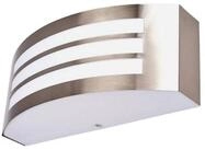 Lindby Au&szlig;en-Wandleuchte Raja, Edelstahl Alu IP44, 1 x 14 W