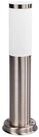 Lindby Au&szlig;en-Stehlampe Kristof, Edelstahl Alu IP44, 1 x 15 W LED