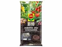 Compo Pflanzendünger COMPO Bio Tomaten und Gemüseerde, 20 Ltr