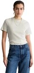 Marc O'Polo DENIM T-Shirt aus elastischem Bio-Baumwolle-Mix