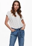 ONLY Kurzarmshirt ONLSMILLA LIFE S/S TOP JRS NOOS regular fit, modisch, Single