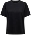 ONLY Kurzarmshirt ONLONLY S/S TEE JRS NOOS regular fit, casual, Single Jersey,