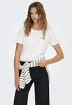 ONLY Kurzarmshirt ONLKITA LIFE S/S TOP NOOS regular fit, casual, Single Jersey,