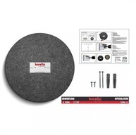 Karella Dart-Wandschutz Schallschutz f&uuml;r Steeldartboards, mit integriertem Surround