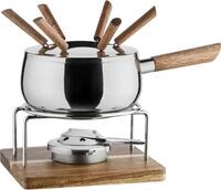 M&Auml;SER Fonduetopf, Edelstahl 18/0 (Set, 10-tlg)