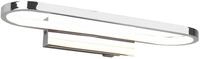TRIO Leuchten LED Wandleuchte, LED fest integriert, Warmwei&szlig;, Ovale Bad-Lampe,