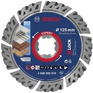 BOSCH Diamanttrennscheibe Expert Multi Material X-Lock, &Oslash; 125 mm,...