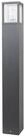 Lucande Au&szlig;en-Stehlampe Klemens, Metall, Schwarz IP54, 1 x 15 W LED