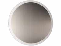 Lutec LED Wand- und Deckenleuchte Moon in Silber und Weiß-satiniert 500mm silber