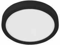 Eglo LED Deckenleuchte Fueva in Schwarz und Weiß 20,5W 2500lm IP44 rund schwarz