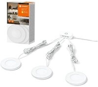 Ledvance LED Schrankinnenraumbeleuchtung Plastic, Ring, Einbau, 8,5W, warmwei&szlig;,