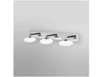 LEDVANCE Smart+ LED Wandleuchte Orbis in Silber 3x6W 1500lm IP44 Tunable White...