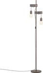 EGLO Stehlampe TOWNSHEND 4 Stehlampe, Stahl, Vintage, E27, Wohnzimmerlampe,...